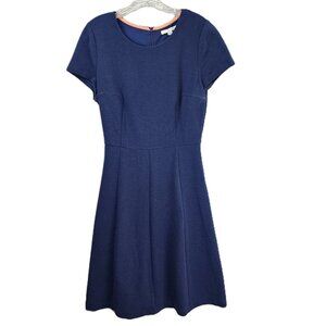Boden Navy Fit & Flare Dress
